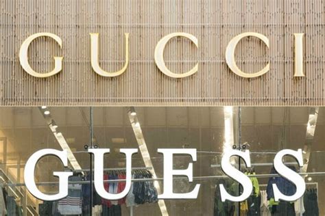 gucci vs guess logo|gucci trademark lawsuit.